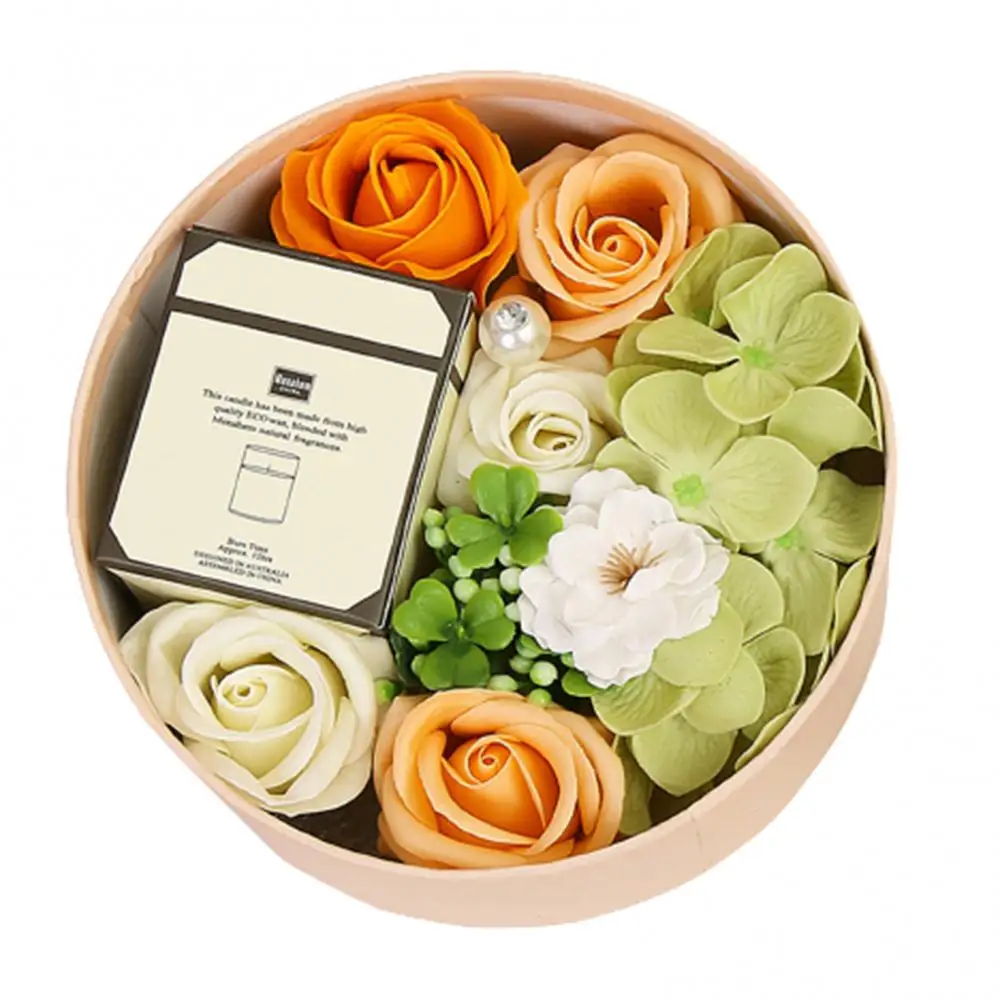 

Aromatherapy Soap Flower Eternal Rose Valentine Wedding Proposal Party Gift Box Home Living Room Party Festival Decoration
