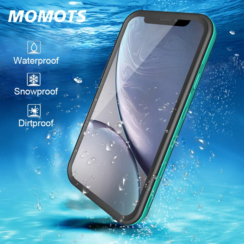 MOMOTS IP68 водонепроницаемый чехол для iPhone X XR XS MAX противоударный дайвинга 8 7 6 Plus
