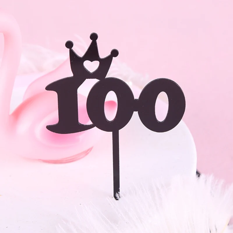 Дети 100th день рождения торт Топпер Маленький Медведь кекс топперы детские Душ