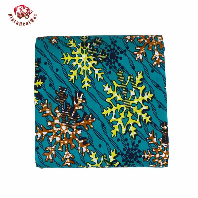 BintarealWax Африка хлопок высокого качества Фабричный воск голландский Африканский вощеная ткань bintareal горячая Распродажа дизайн для женщин платье 24FS1087