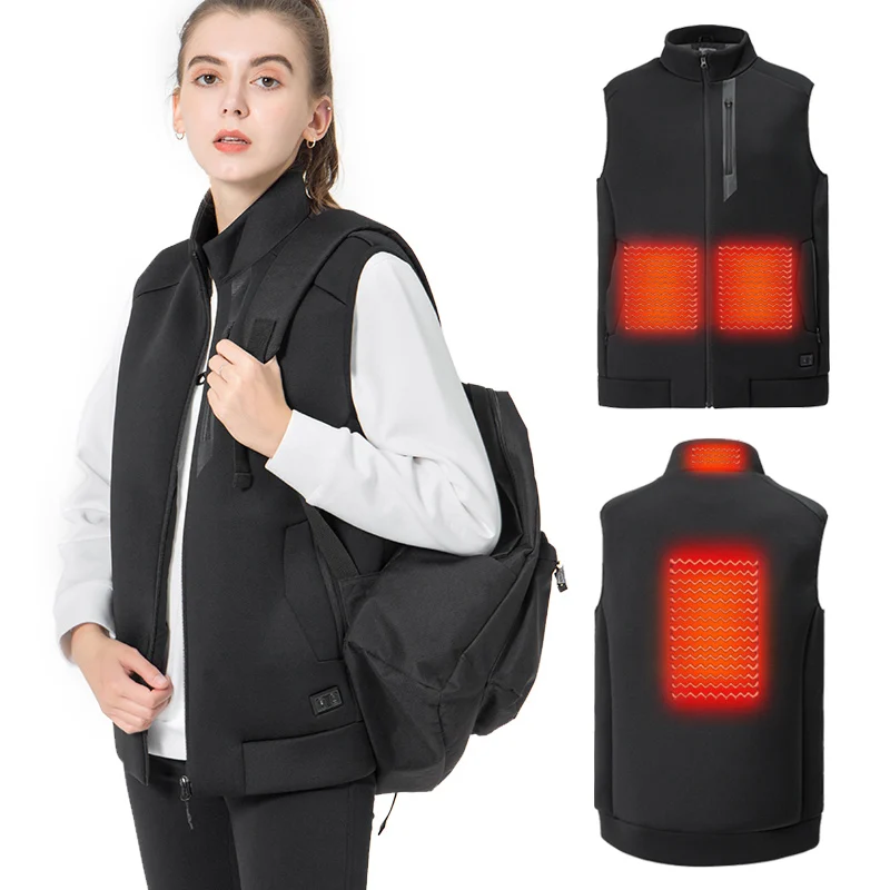 

SNOWWOLF Women Winter Heated fishing clothing USB Infrared Electric Thermal Waistcoat Outdoor Women Fishing Vest Clothing