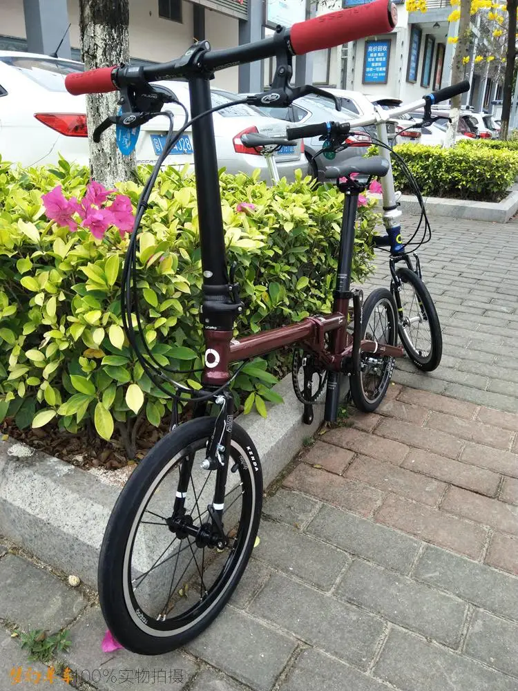 Fnhon FCG1609 складной велосипед 16 дюймов Minivelo CR-MO сталь V тормоз 9 скоростей городской Commuter велосипед для Shimano Shift ретро досуг BMX