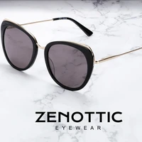 zenottic brand designer cat eye sunglasses women coated mirror polarized sun glasses luxury goggles driving uv400 shades eyewear