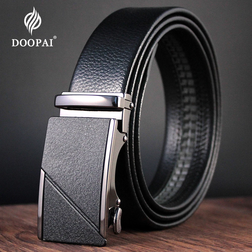 

Men Belts Automatic Buckle Belt Genune Leather Authentic Girdle Belt For Men Leather Strap Designer Women Jean Belt Long 115-130