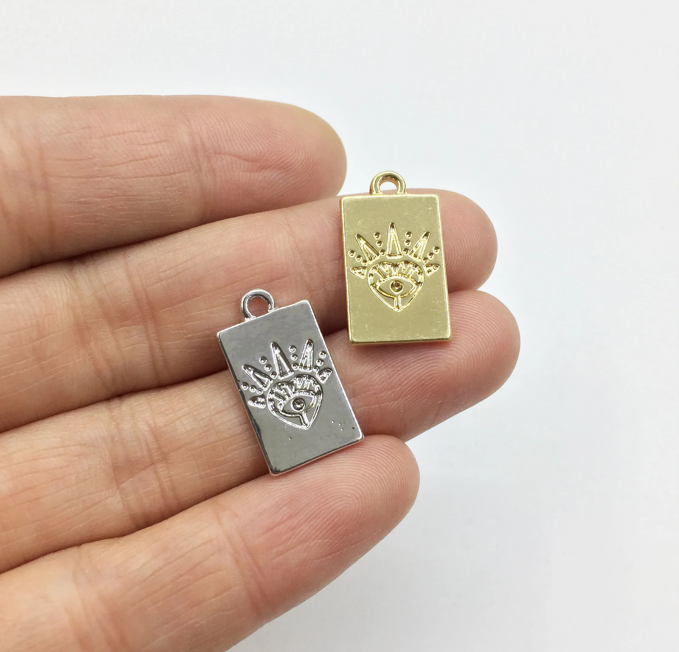 Eruifa 20 шт. 10*16 мм новое поступление глаз ожерелье из цинкового сплава