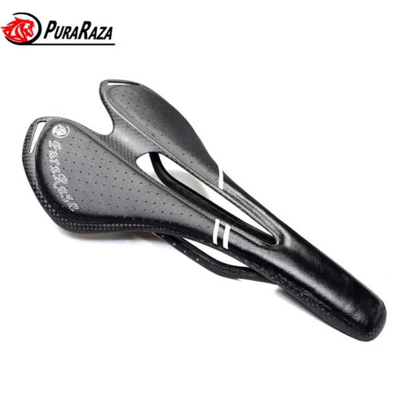 

Седло для шоссейного велосипеда, из углеродного волокна и кожи, 7 х10 мА