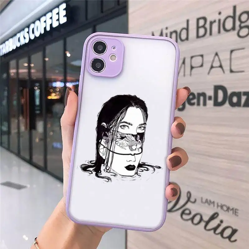 

Junji Ito Collection Tees Horror Phone Cases matte transparent For iphone 7 8 11 12 plus mini x xs xr pro max cover