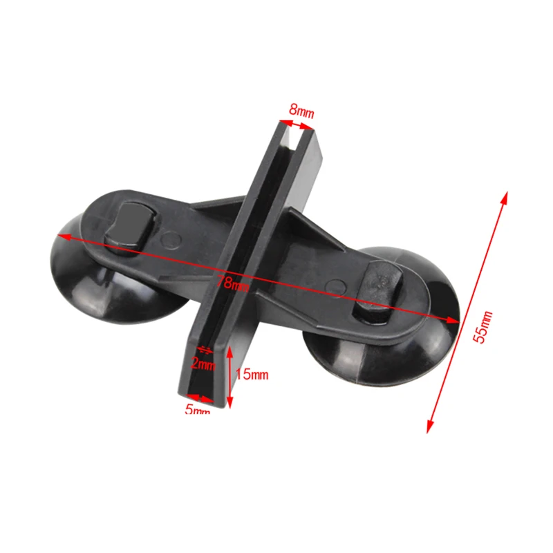 Разделительный стеклянный зажим для аквариума пластиковый на присоске