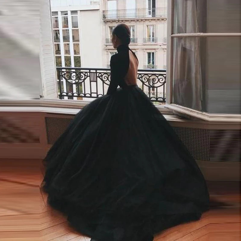 

Faldas Mujer Moda 2021 Puffy Black Bridal Tulle Skirts Zipper Custom Made Very Lush Long Women Tulle Skirt Ball Gowns Tutu