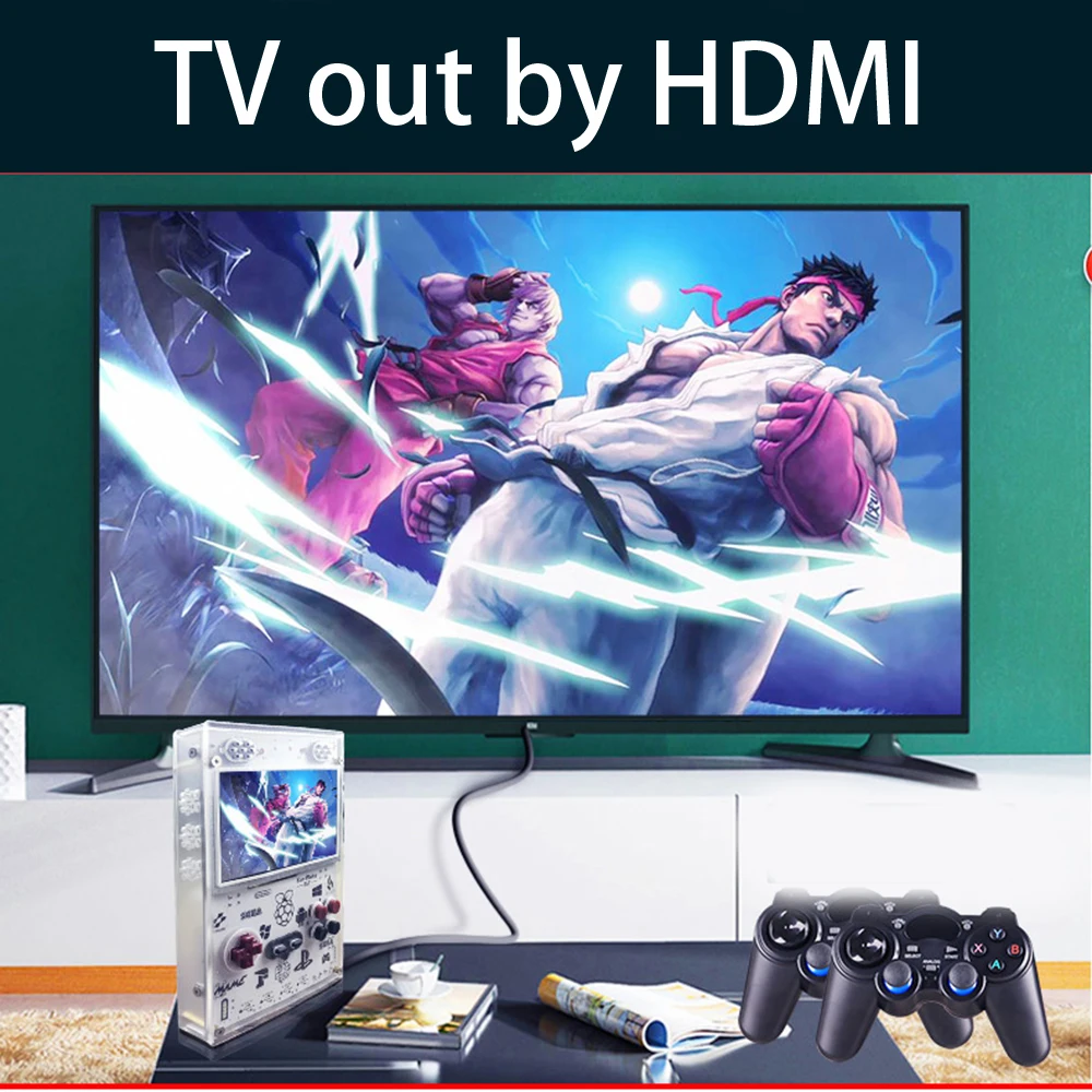 COOLBABY 5,0 дюймов DIY портативная консоль игра Gameberry Retropie Lakka Pie Raspberry Pi 15000 Ретро игра внутри 10000mA батарея