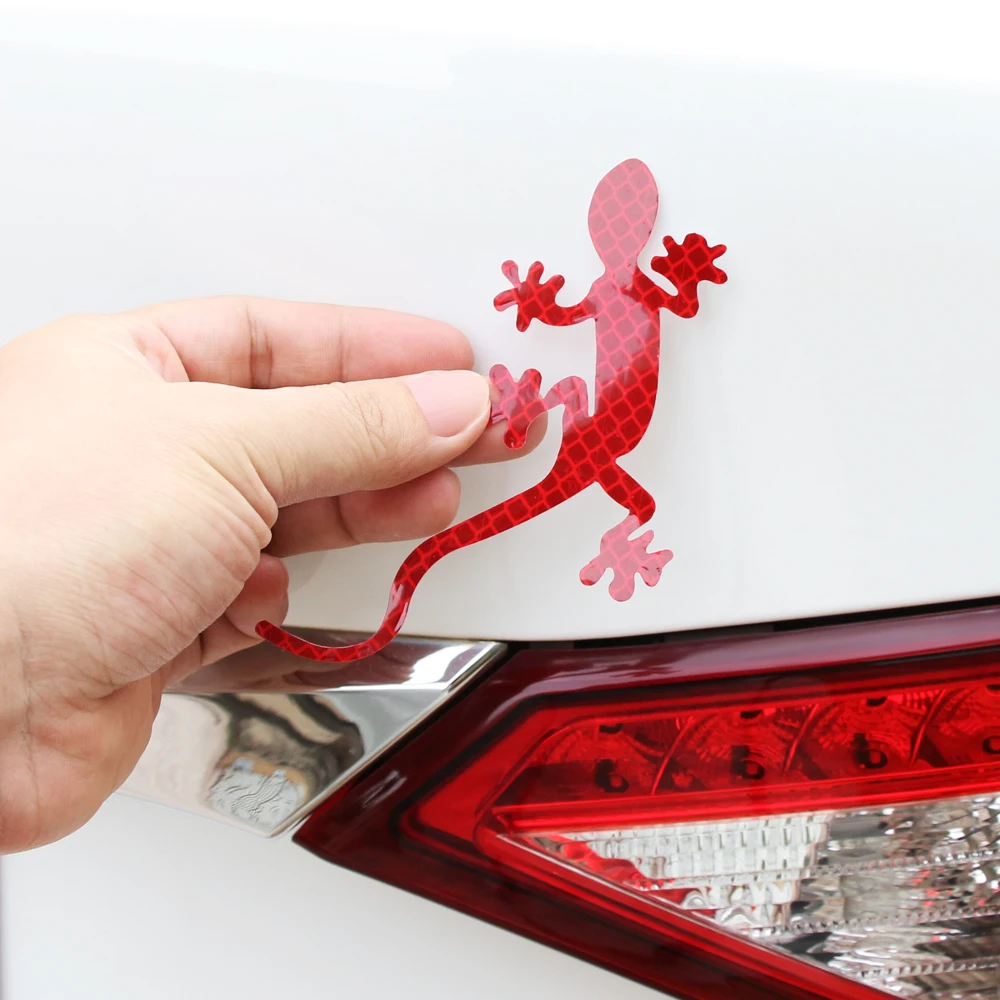 Автомобильный Стайлинг Gecko Светоотражающая наклейка для mercedes mazda 3 renault toyota golf 4 opel