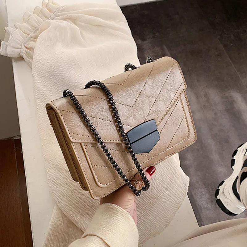 Female Thread Crossbody Bags For Women 2020 Leather Luxury Handbag Designer Sling Sac A Main Ladies Hand Shoulder Messenger Bag | Багаж и