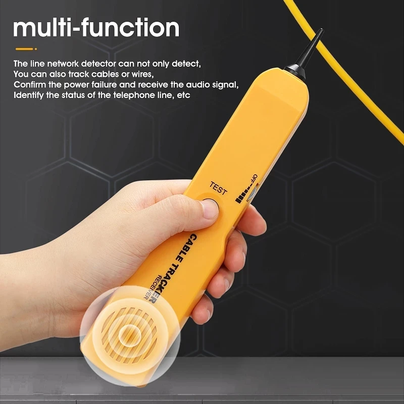 Network Cable Tester Tracker Diagnose Tone Finder Telephone Wire Toner Tracer inder Detector Networking Tools