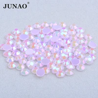junao 6 7 8 mm purple ab glitter crystal rhinestone glue on nail gems diamond flatback stones beads diy manicure accessories