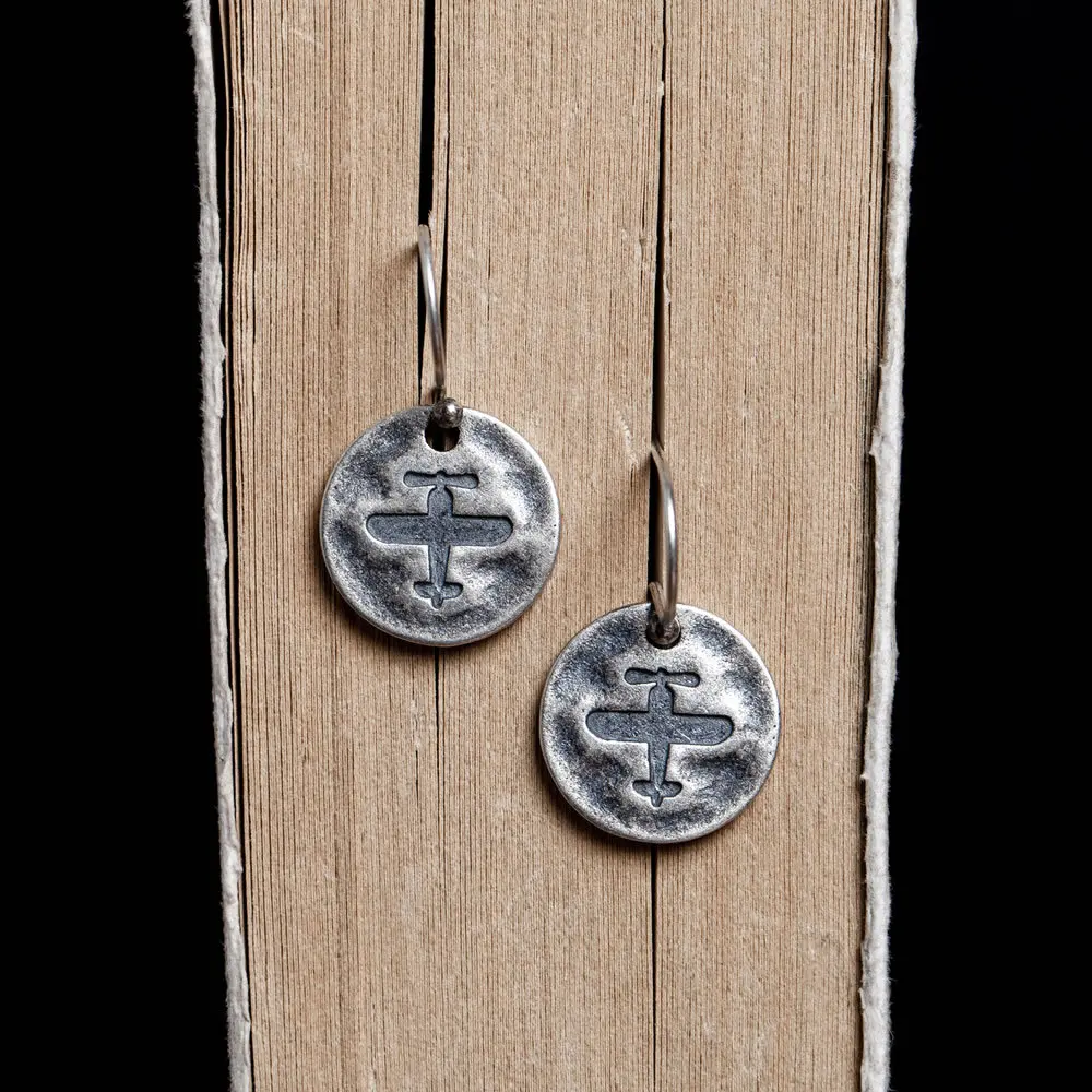 

Рок панк античный Настоящее серебро 925 пробы винтажные круглые Висячие серьги-капли в подарок для женщин модные ювелирные изделия для ушей