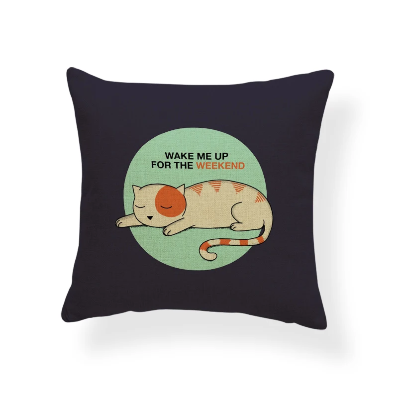 Милая аниме подушка для животных чашка кошка лиса клен белка ленивый Бостон