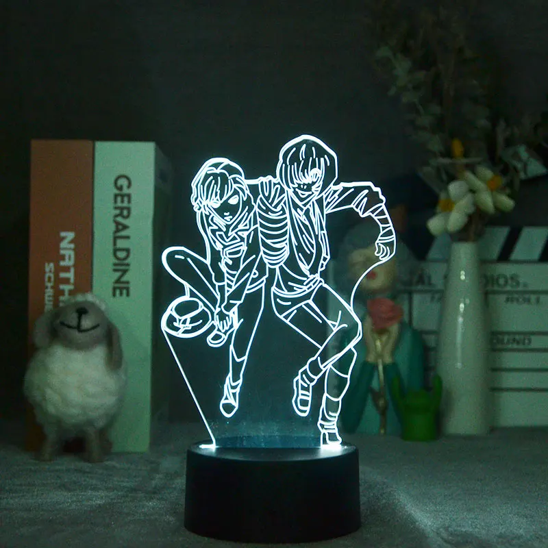 

Bluetooth Base 3D Night Light Anime Erased Room Decoration Teenager Lamparas Switch Atmosphere Leds Young Desk Decor Gift