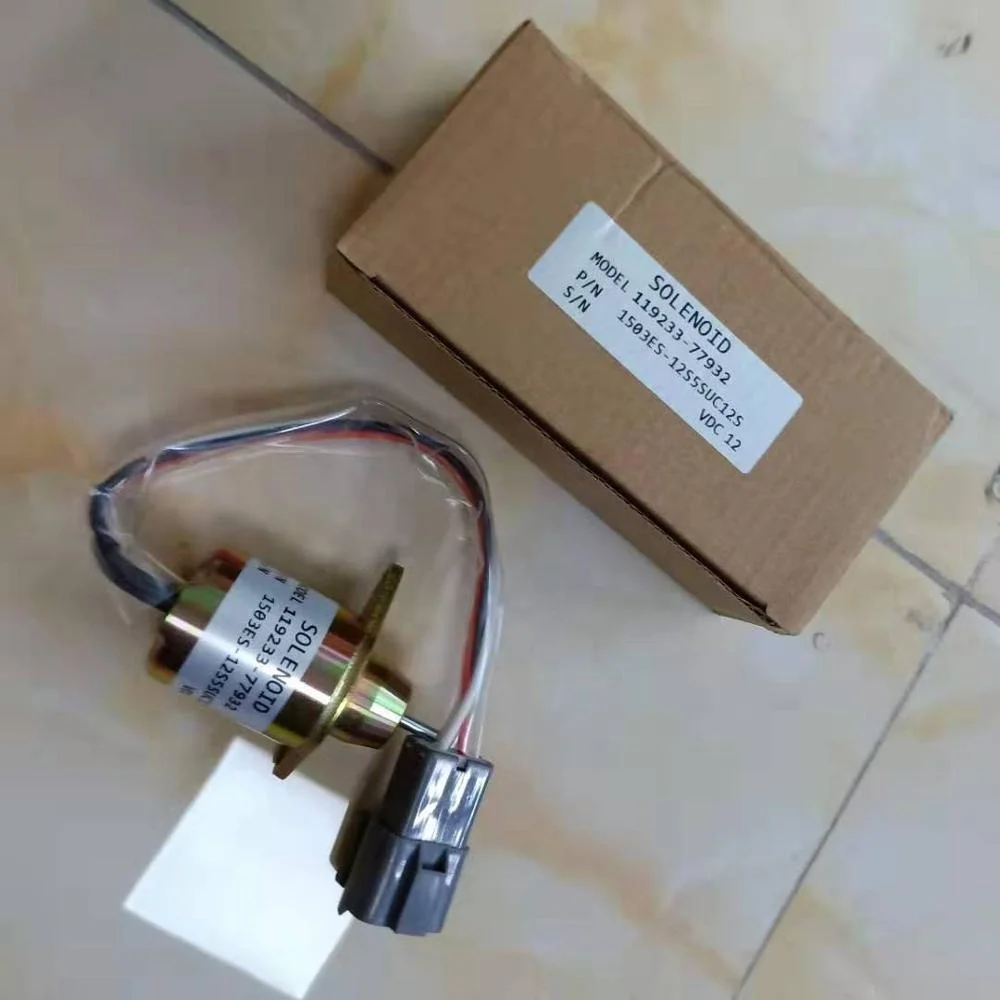 

PC40 PC50 R55-7 R60-7 DH55 DH60 Excavator 119233-77932 Stop Solenoid 1503ES-12S5SUC12S