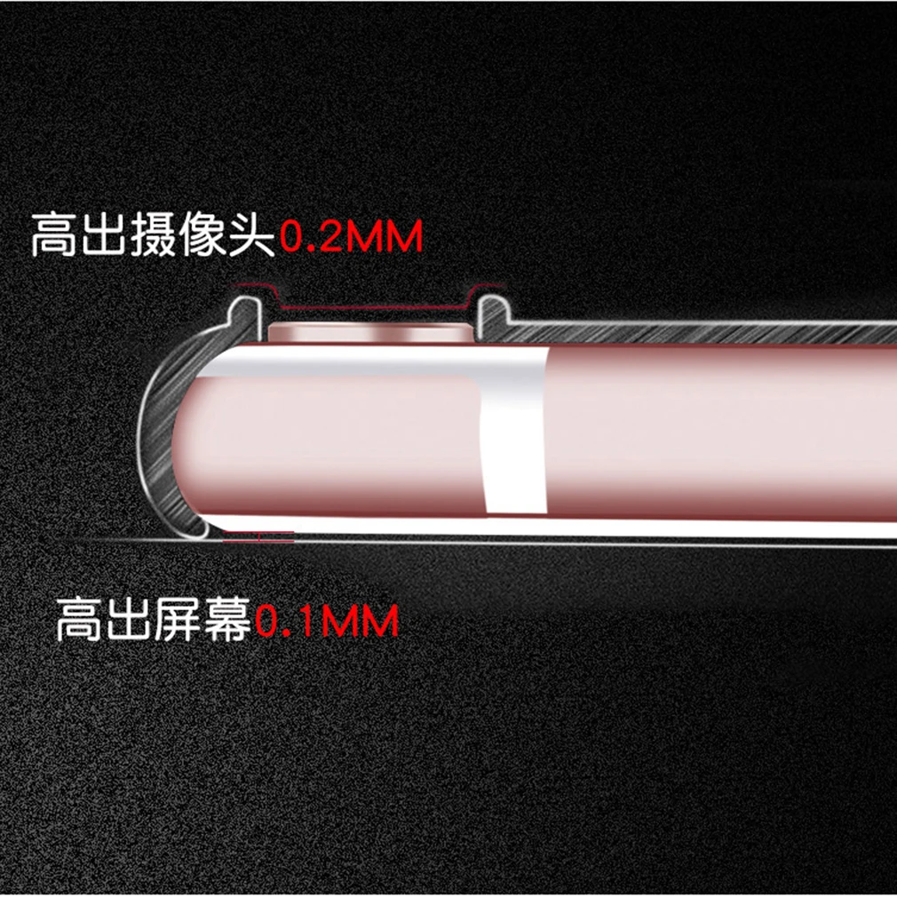 Прозрачный мягкий защитный чехол из ТПУ для iPhone 7 Plus гибкий ударопрочный