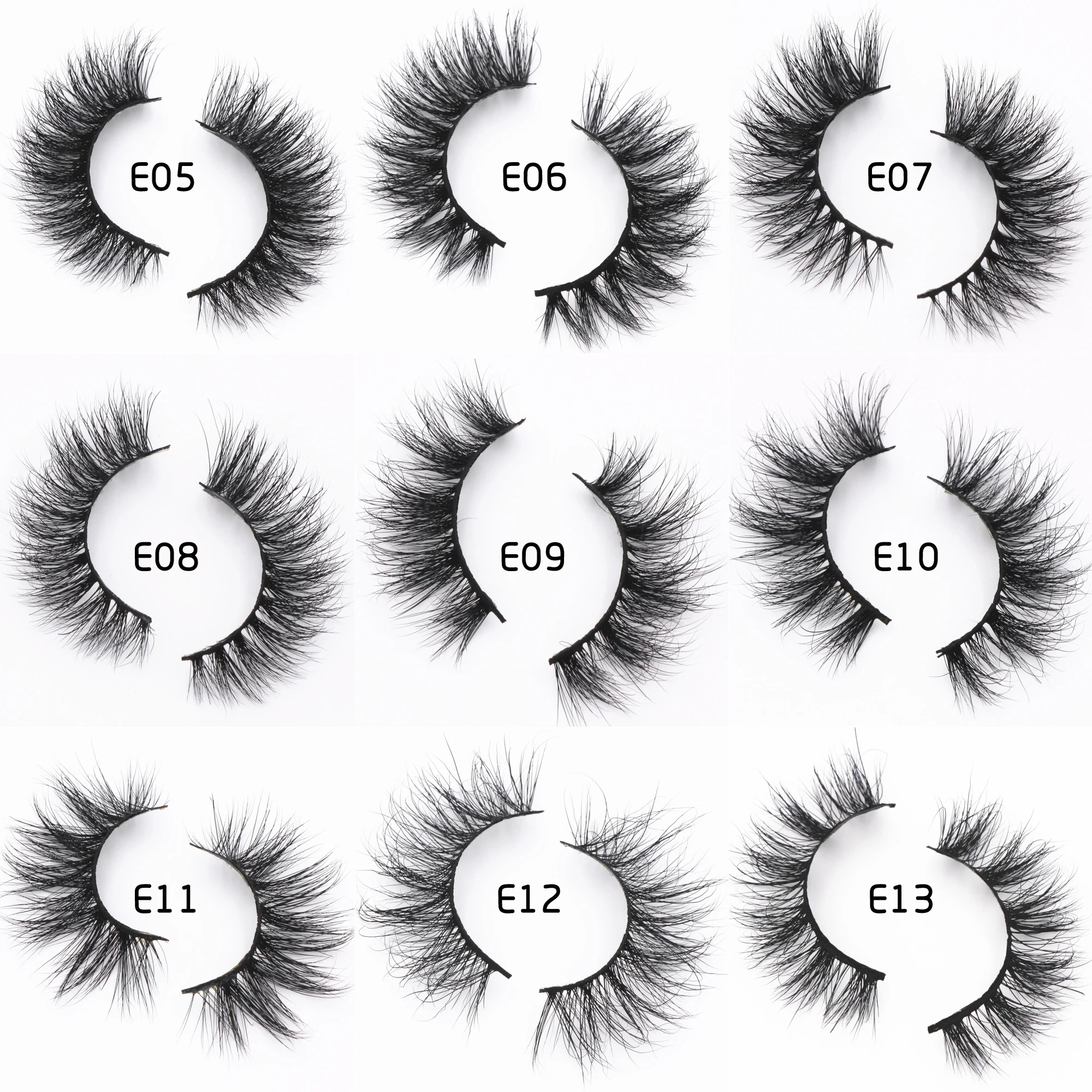 Ресницы 3D норковые наборы густые длинные натуральные накладные не требующие