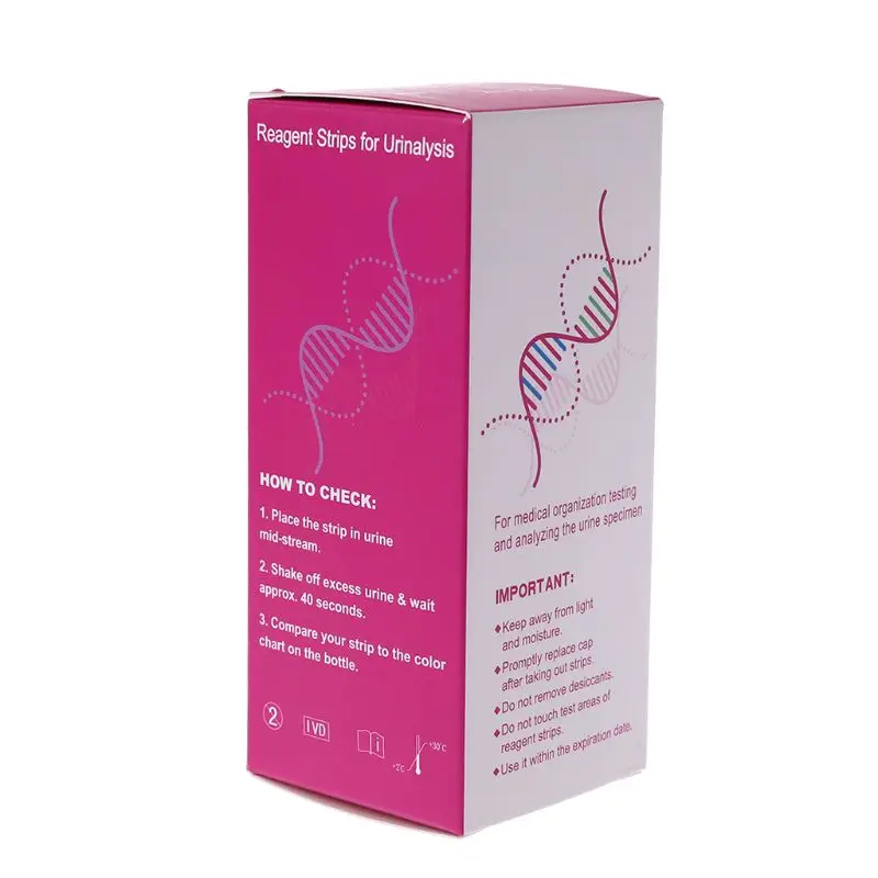 

100 Strips/Set Ketone Test Strips Urine Tester Reagent Strip Anti-VC Test-Atkins Diet Weight Loss Analyze Analysis Urinary Home