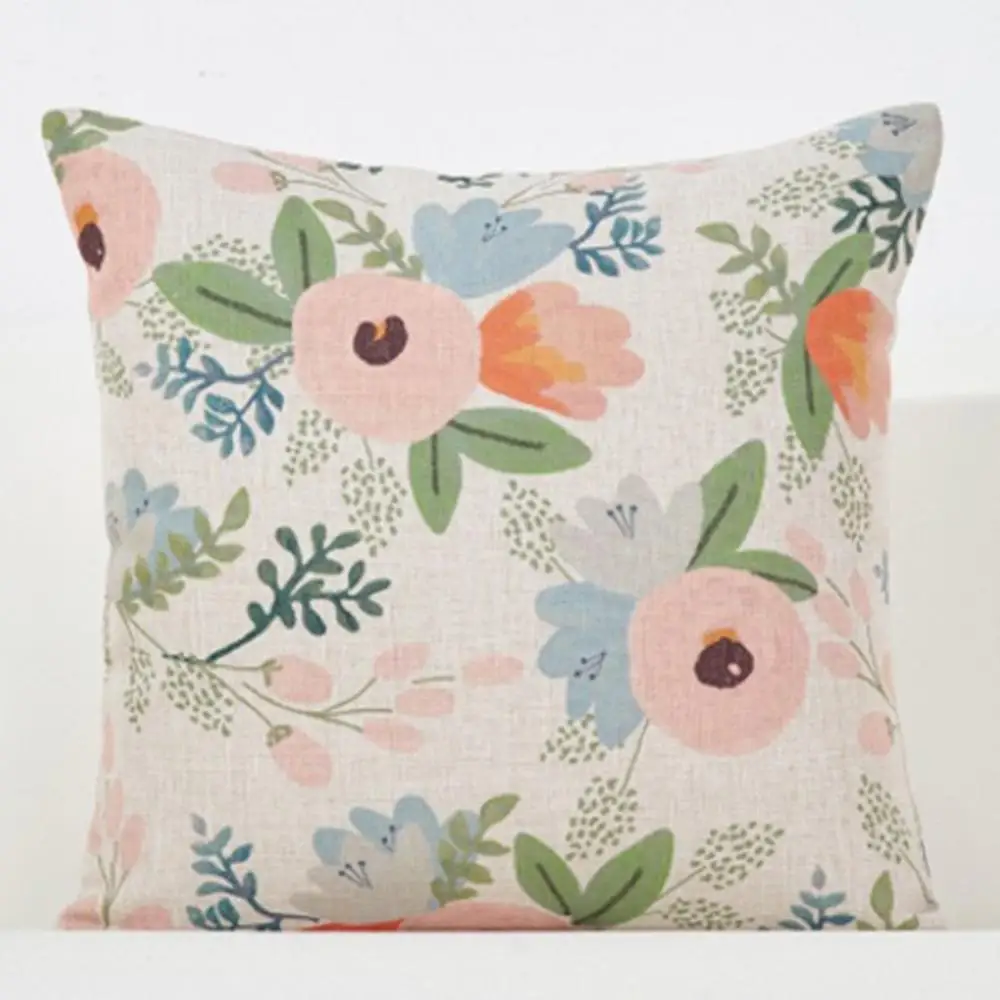 Декоративная наволочка с геометрическим принтом маленькая свежая чехол для