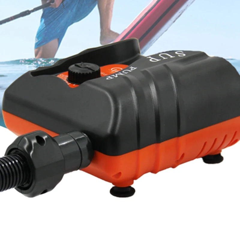

Novel-12V Max 16 Psi ligent Inflatable Pump Electric Air Pump Dual Stage for Outdoor Paddle Board Pump Car Accessories
