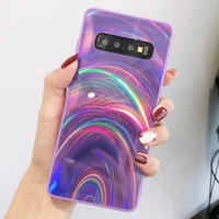 3d rainbow glitter case for samsung note 10 lite on7 2016 cases holographic prism laser cover