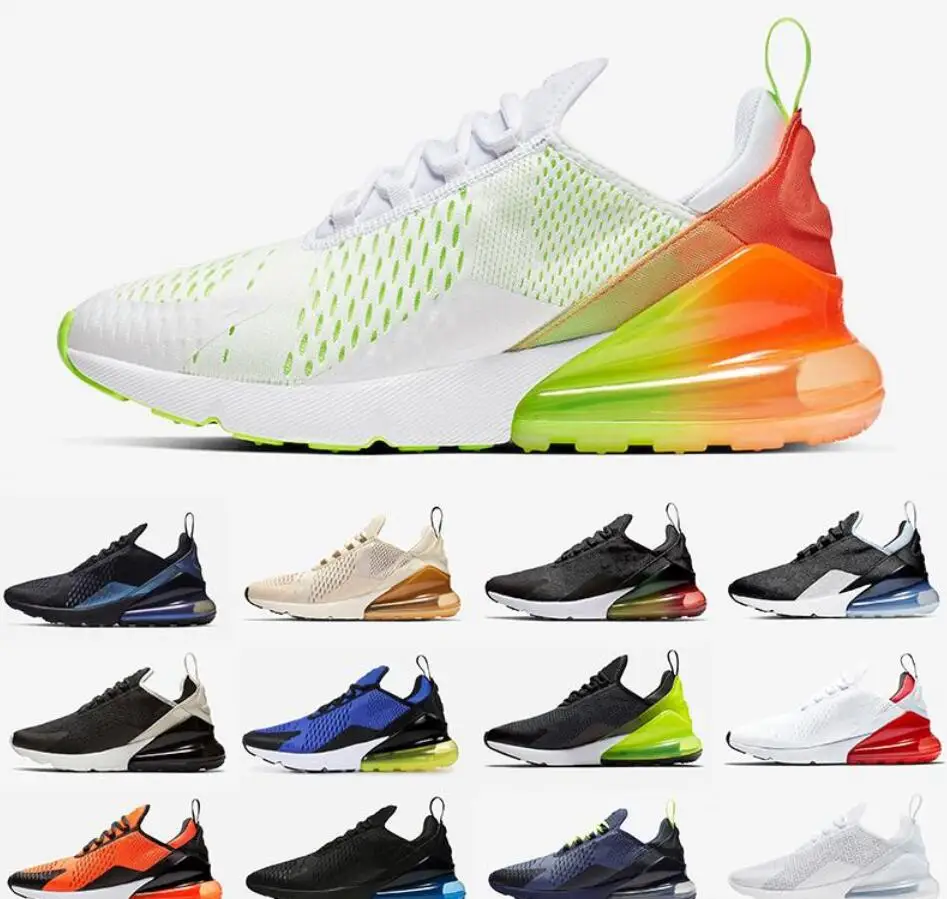 Air Max 270 летние градиенты Мужская обувь для бега Regency фиолетовый чутье тройной