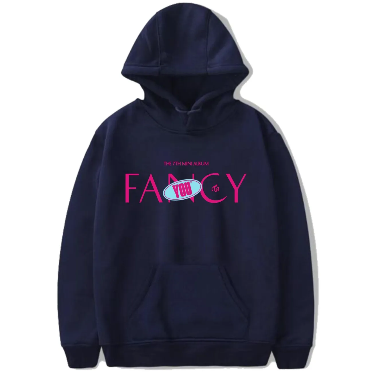 Толстовка с капюшоном и принтом альбома Twice Fancy You The 7th популярная одежда для