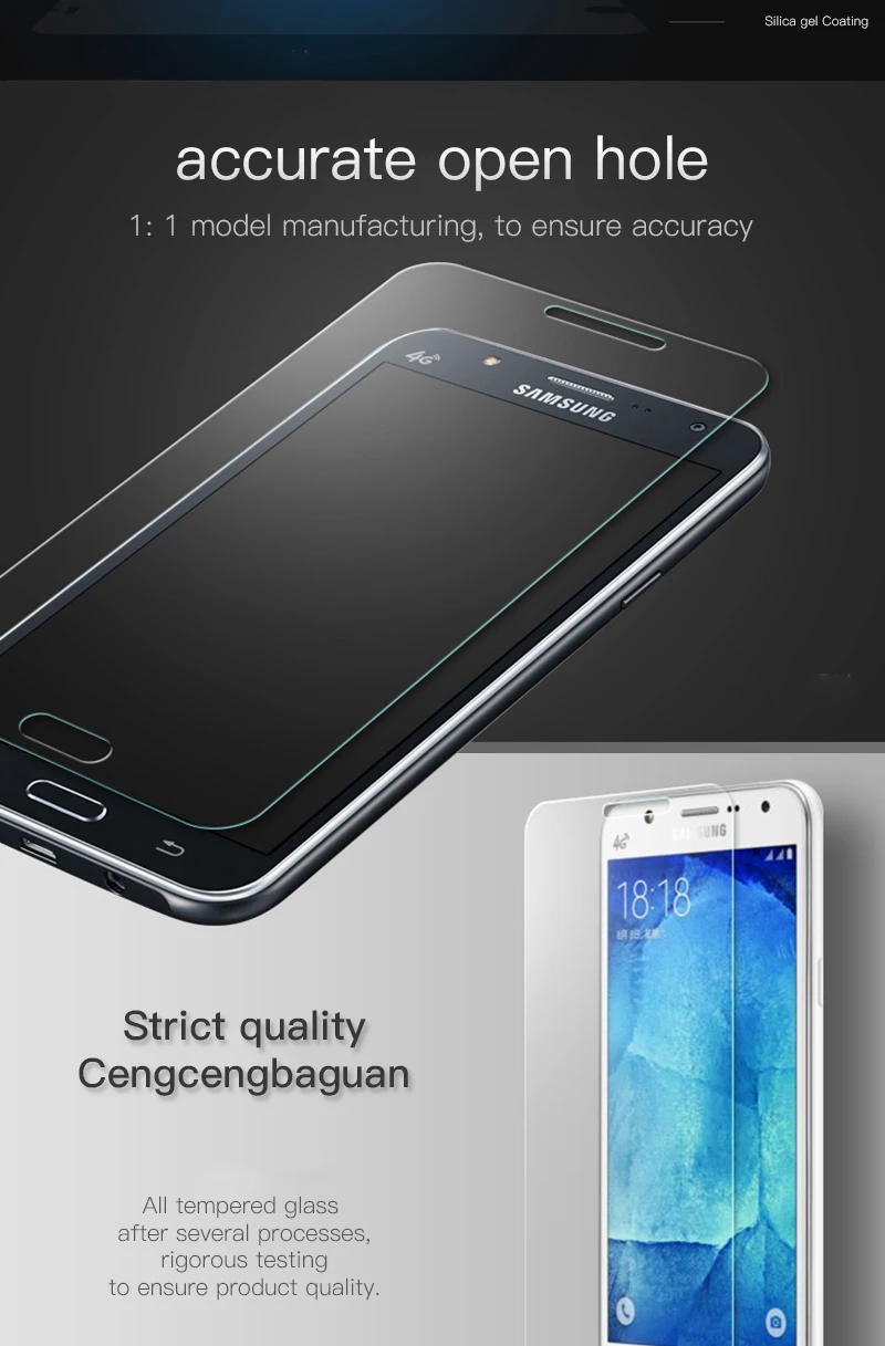 4 шт Защитное стекло для samsung Galaxy J3 J5 J7 J4 J6 J8 Plus Защитная пленка для экрана 9H 2.5D закаленное стекло