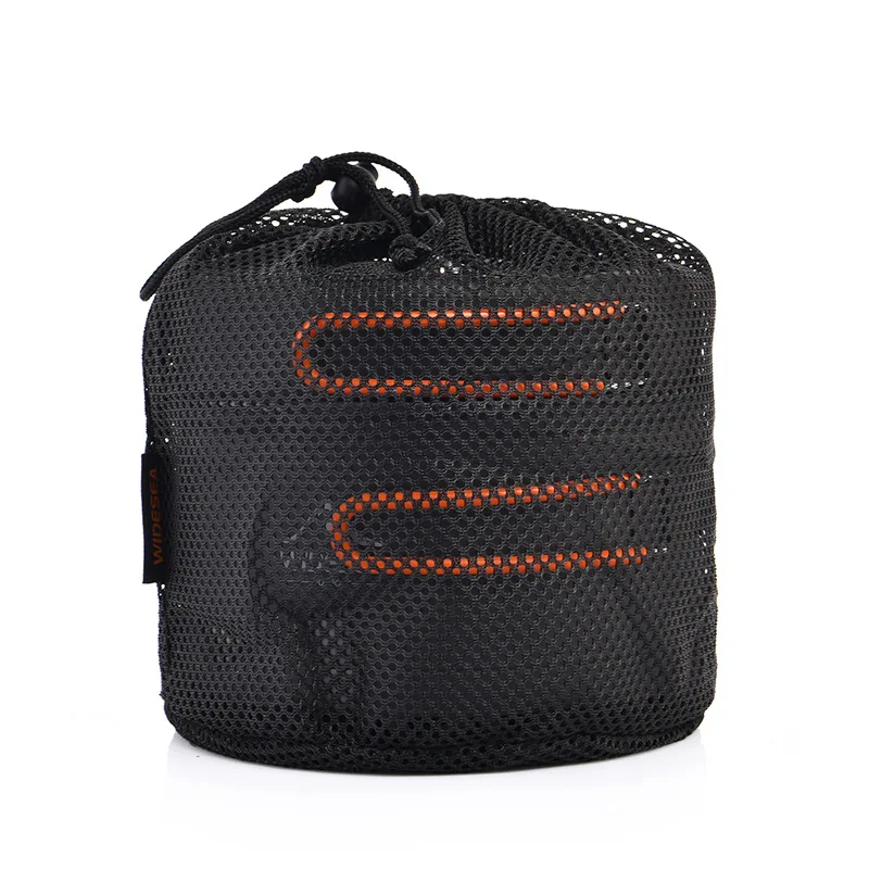 

Widesea Camping Cookware And Foldable Tableware Fork Knife Outdoor Cooking Set Tourist Kitchen 2.3L Pot Travel Utensil Equipment