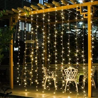 christmas garlands 33m blinking fairy lights outdoor led icicle curtain string lights holiday lighting home wedding party decor