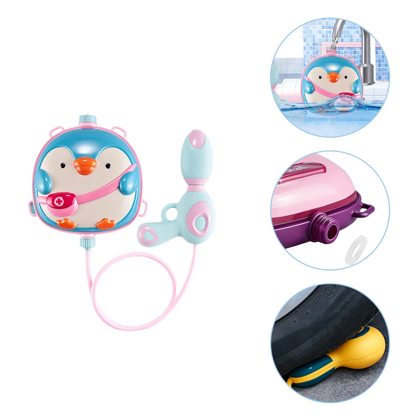 1000CC воды соакер рюкзак игрушки для малышей пляжный купальный двор играть летняя