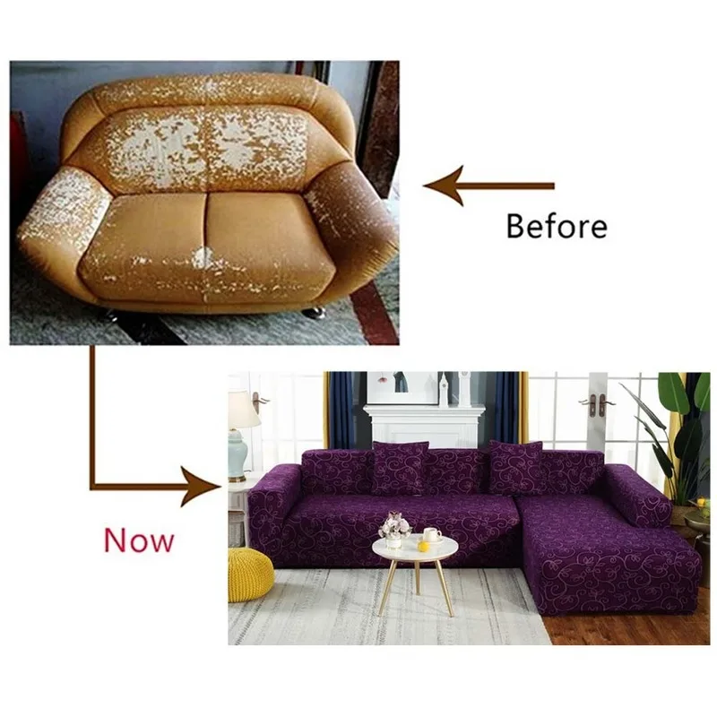 

Corner Stretch Sofa Cover Elastic Magic Stretch Living Room Sofa Cover Sofa Towel Armchair Cover 1/2/3/4 Seat