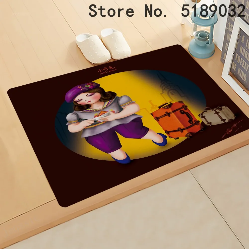Сексуальные женские коврики для улицы 3d принт входные ванной комнаты и кухни 40x60