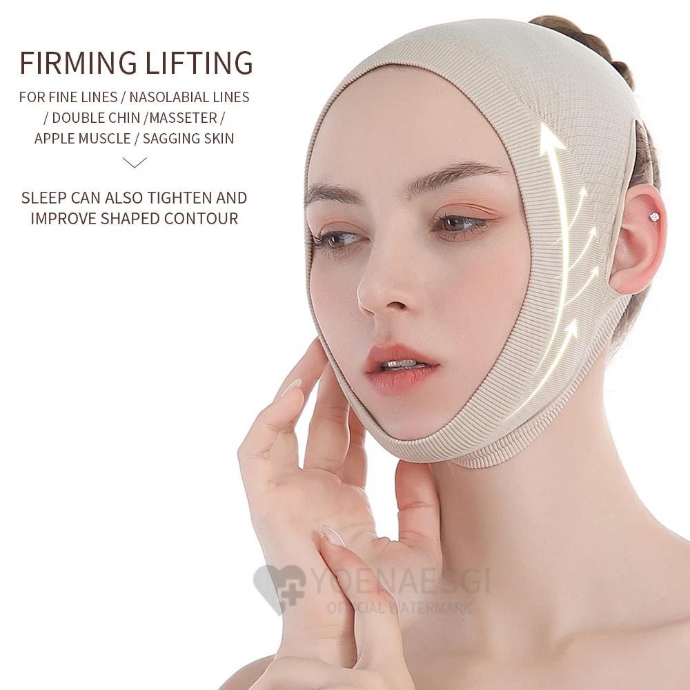 Подтяжка лица для сна с маленьким v-образным вырезом |
