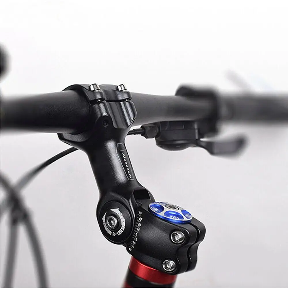 

Adjustable Angle Bicycle 25.4/31.8*90/110mm Handlebar Stem Riser Aluminum Alloy Front Fork Stem Adapter Mountain Bike Accessorie