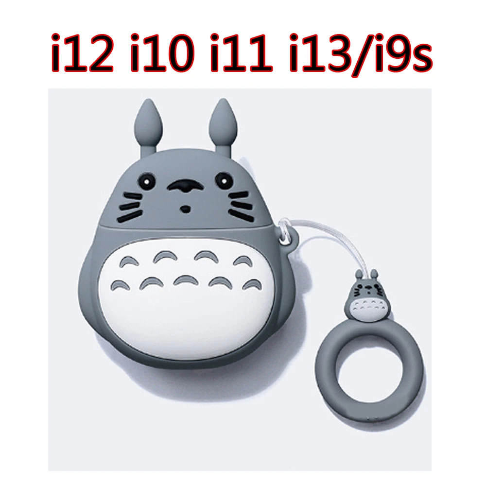 I12 чехол с милым котом для наушники вкладыши TWS i12 i10 i11 i13 i9s футболка забавным