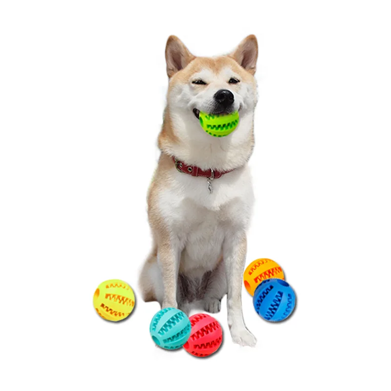 5/7 см игрушка для собак интерактивные резиновые шарики домашних животных собака