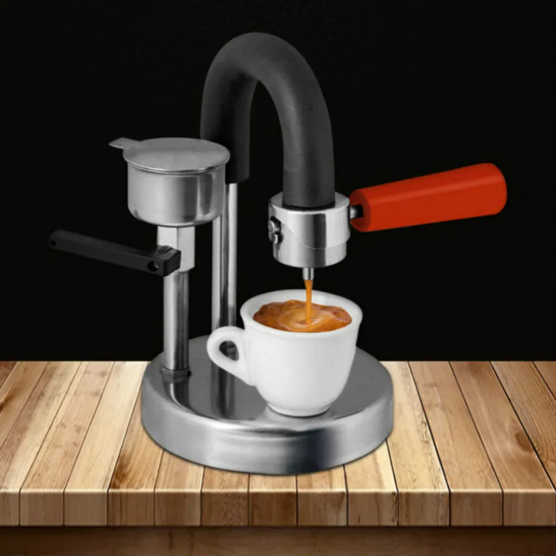 

JRM0095 100% Original Italian Kamela Kamira Coffee Machine Home Open-air Office Espresso Pot Stainless Steel Manual Coffee Maker