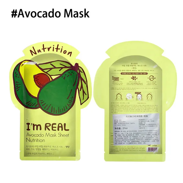 Лицевая маска для лица I'm REAL Tony Moly увлажняющая контроля жирности отбеливающая