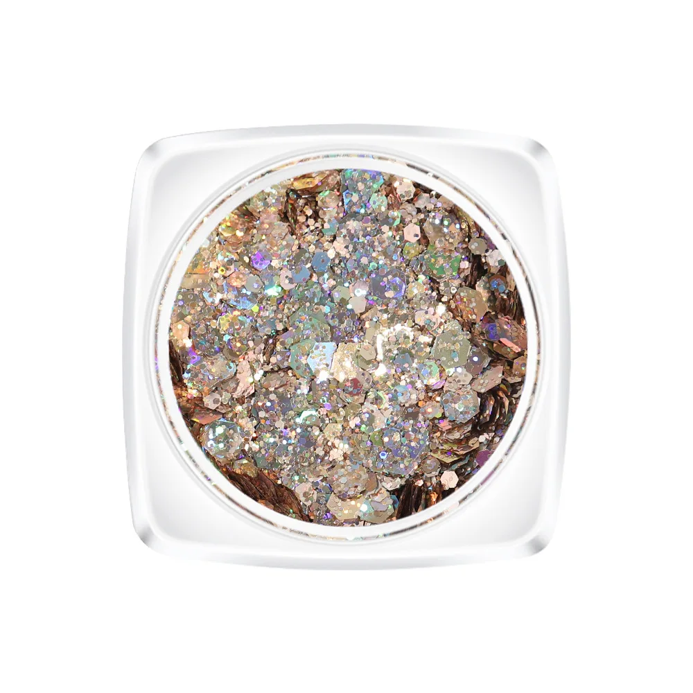 Блестящие Блестки для тела гель лица волосы с кератиновыми пластинами глаз