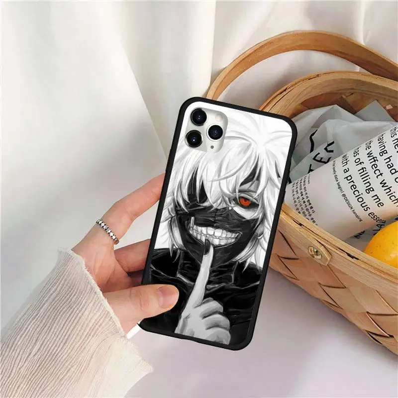 

Tokyo Ghoul Cool Japanese Anime Phone Case for iPhone 11 12 Pro X XS Max Mini XR 7 8 Plus SE 2020 SamsungS9 10 20 A51 Plus Ultra