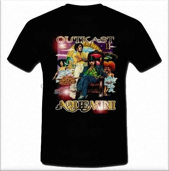 Outkast aquemini хип хоп стэнкония Гуди Моб Эй я! Футболка футболка Размеры s m l xl 2XL
