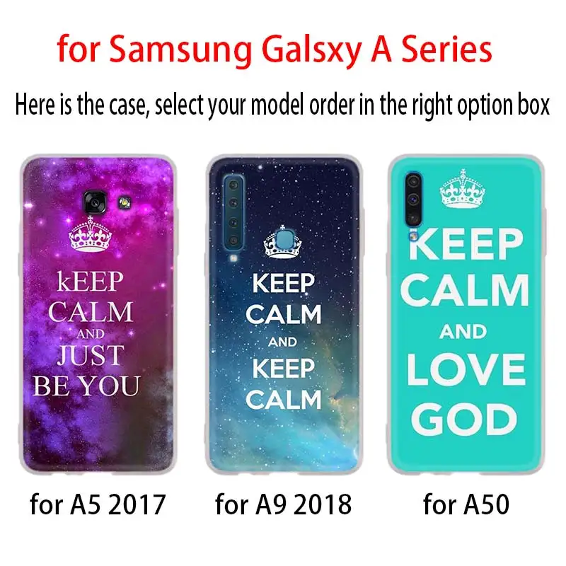 Case For Samsung Galaxy A10 A11 A20E A31 A40 A41 A40S A10S A51 A3 A5 A7 A8 Plus 2016 A207 A2018 CORE Soft keep calm love allah | Мобильные