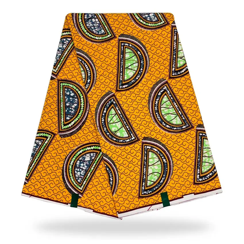 

Blesing 2021 high quality african wax fabric 100% cotton tissue wax african print fabric
