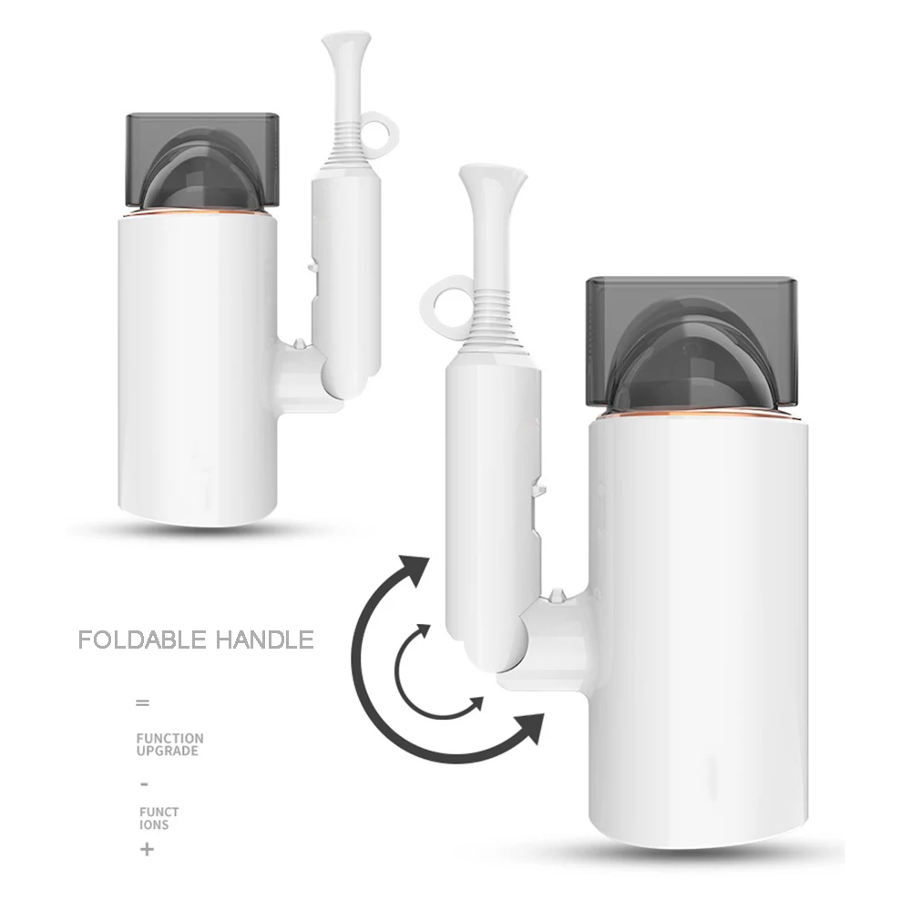 Мощный профессиональный фен для волос портативный мощностью 1800 Вт с 1 скоростью и