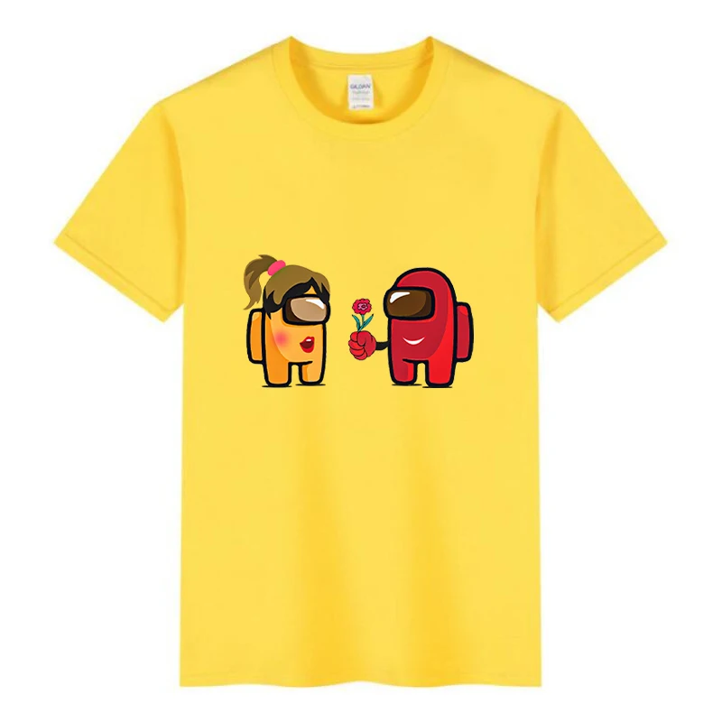 

Boys Among We game Crew T Shirt Kids Cartoon sports Fashion t-shirt Funny for Girls Child T-Shirt Children Clothing Top 4t-14t