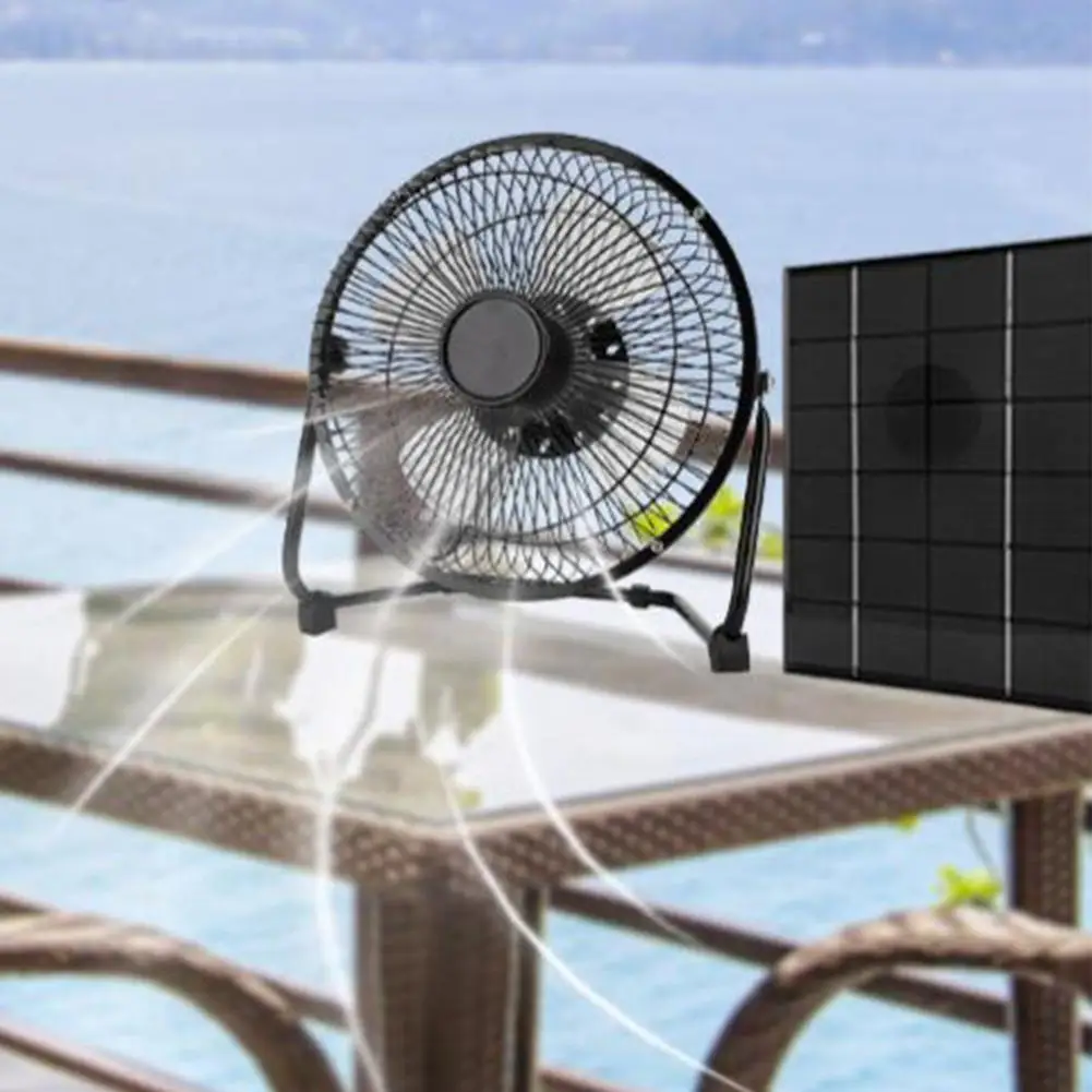 USB солнечная панель Железный вентилятор питание 3 Вт 6 в для наружного домашнего